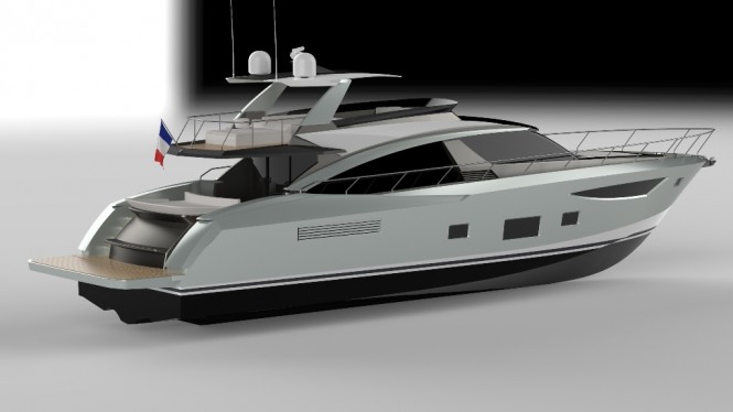 Couach 2300 Fly yacht