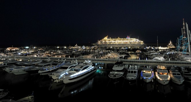 Genoa Boat Show by night