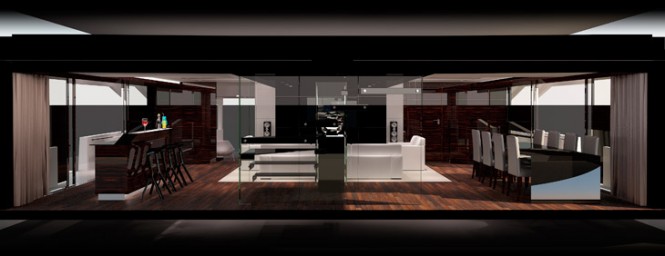 Interior of the 2012 85 Sunreef Power Catamaran by Sunreef Yachts