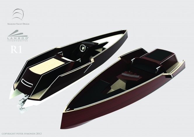 Lamboo R1 Tender yacht - Photo credit Peter Symonds 2012