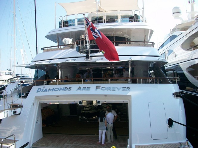 Luxury superyacht Diamonds Are Forever