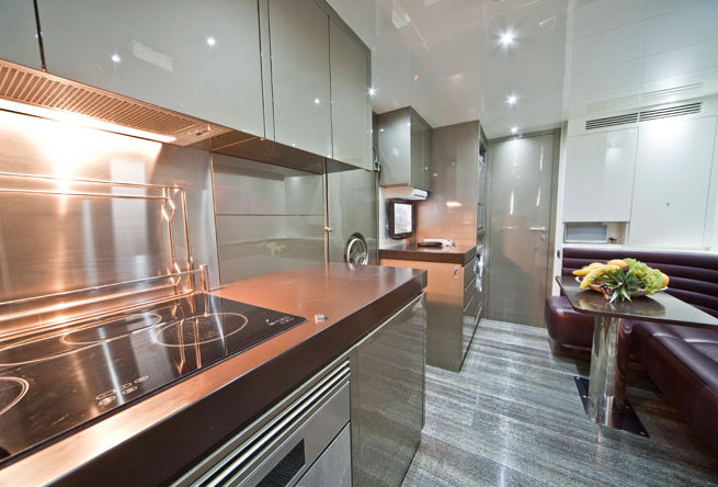 Luxury yacht Cerri 102' - Galley