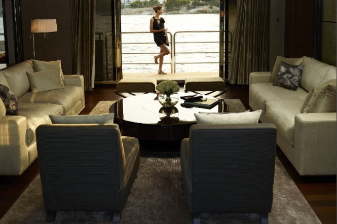 Luxury yacht Imperial Princess - Saloon