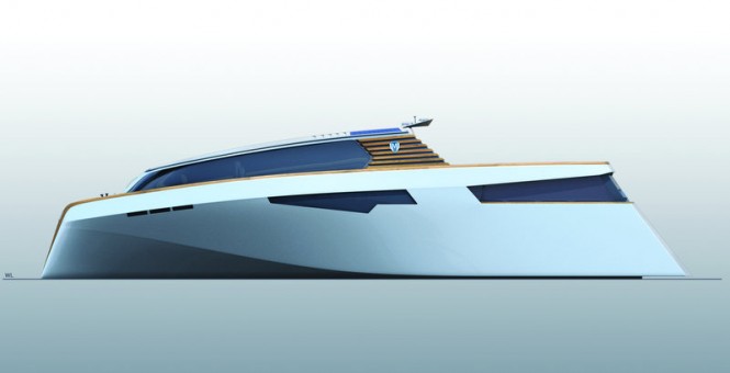 MTT-Shuttle yacht tender - side view