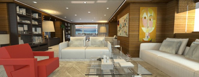 Mariotti superyacht Rahil - Interior