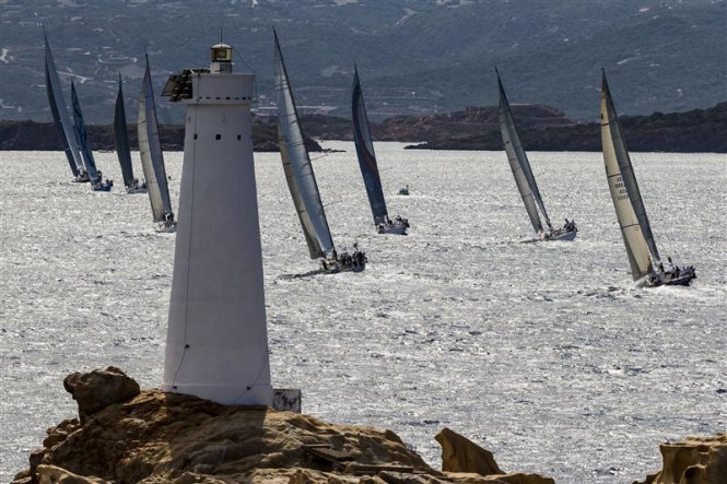 Maxi class fleet - Photo by RolexCarlo Borlenghi
