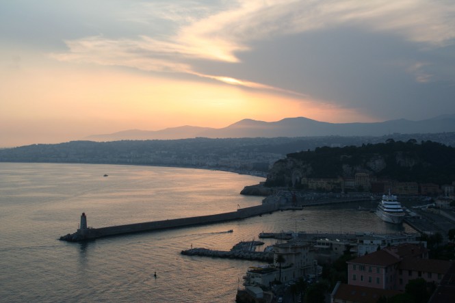Mega Yacht TOPAZ on the French Riviera - Photo Ian Bugby