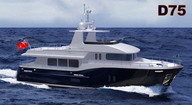 Motor yacht D75 Explorer by Dauntless Yachts