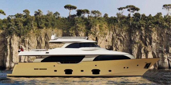 Navetta 26 Crescendo Superyacht - Image courtesy of Ferretti