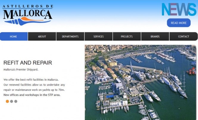 New Astilleros de Mallorca website