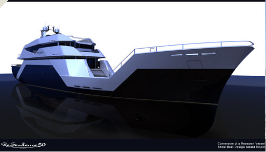 ReSeadence 50 superyacht - side view