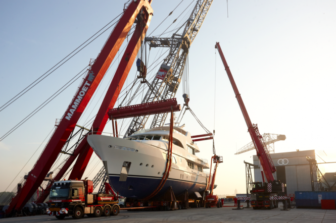 SOFIA superyacht launched by MOONEN