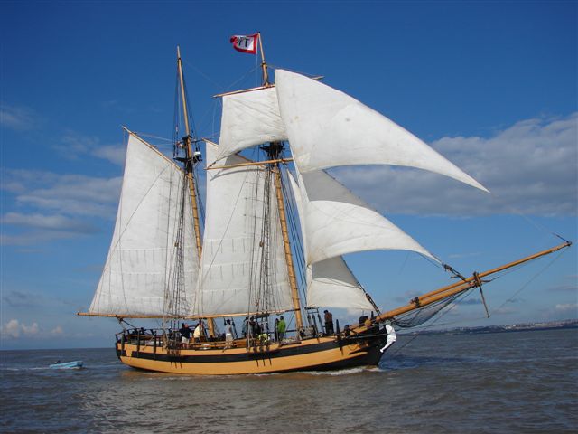 Sailing yacht HMS Pickle