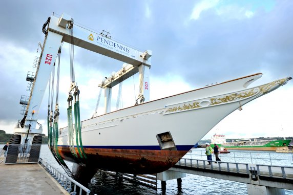 Refit of superyacht Adela