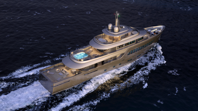 Superyacht MONDO 45 by Sergio Cutolo for Mondo Marine