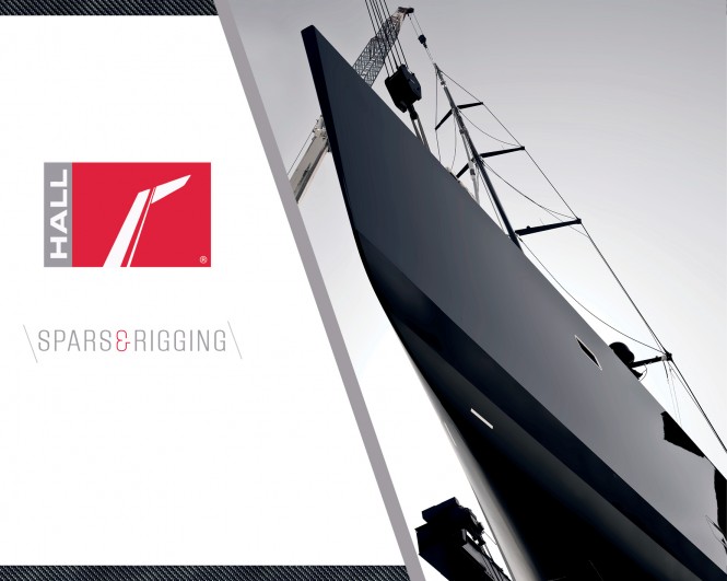 Wally 50m sailing yacht BETTER PLACE with mast by Hall Spars