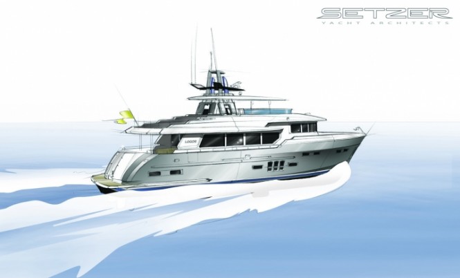 27m superyacht Logos SD - Photo credit 2012 Setzer Yacht Architects