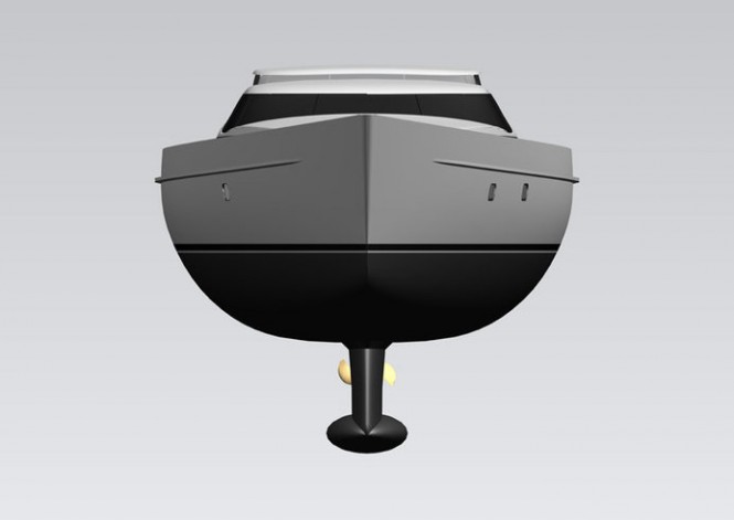 44m superyacht Encore (AY45) - front view