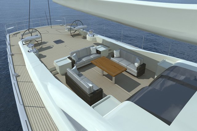 Aboard Y3 yacht