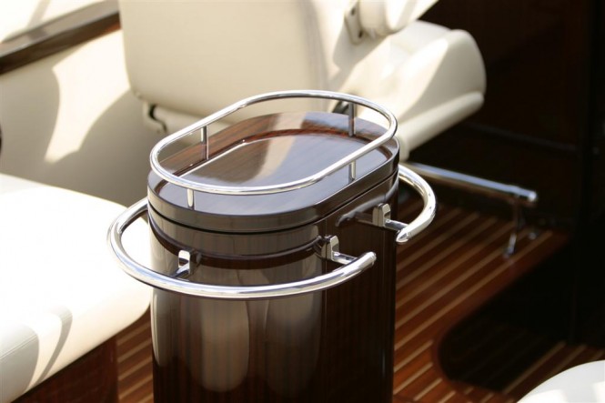 Aboard luxury superyacht tender IPANEMA