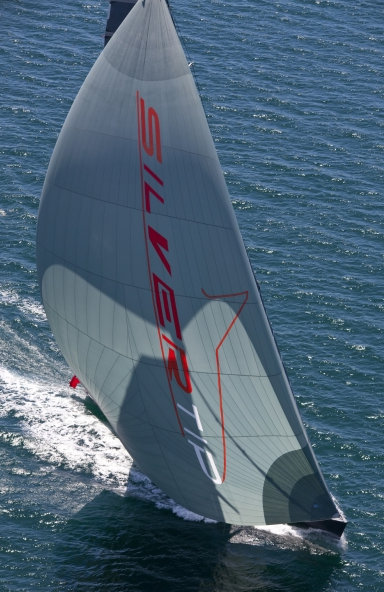 Dubois designed 34m superyacht Silvertip under sail