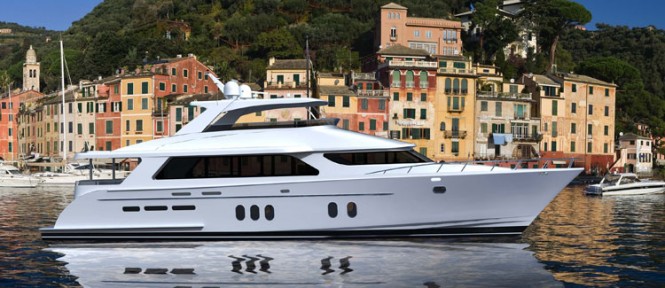 Luxury motor yacht Bravo 88' by Cheoy Lee