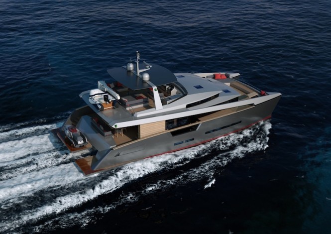 Panama 62 yacht - power catamaran-  © Absolute 2001 - Alu Marine