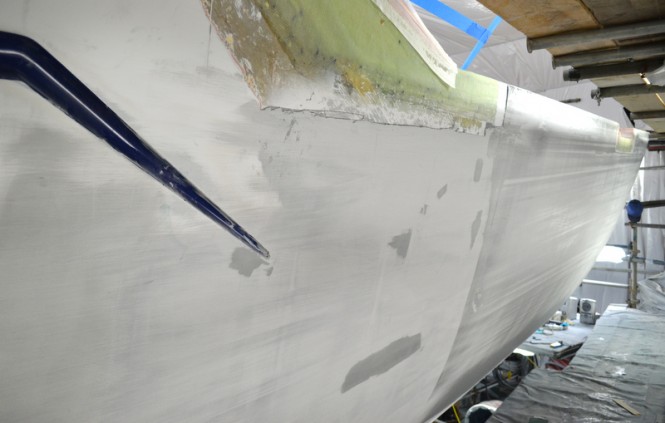 Refit of the 75m megayacht m5