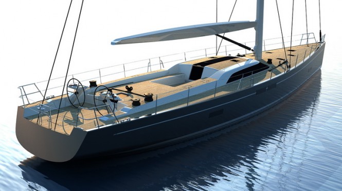 SW 82 RS superyacht - rear view