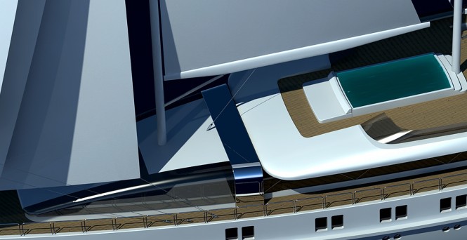 Sailing yacht 'Sail Cruise Vessel' - Sundeck