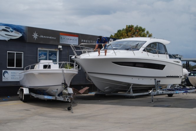 The boats are polished and gleaming as the opening of the Expo looms