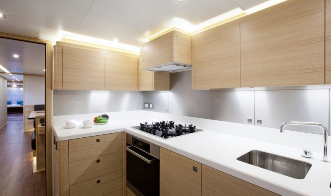 WallyCento superyacht Hamilton - Galley