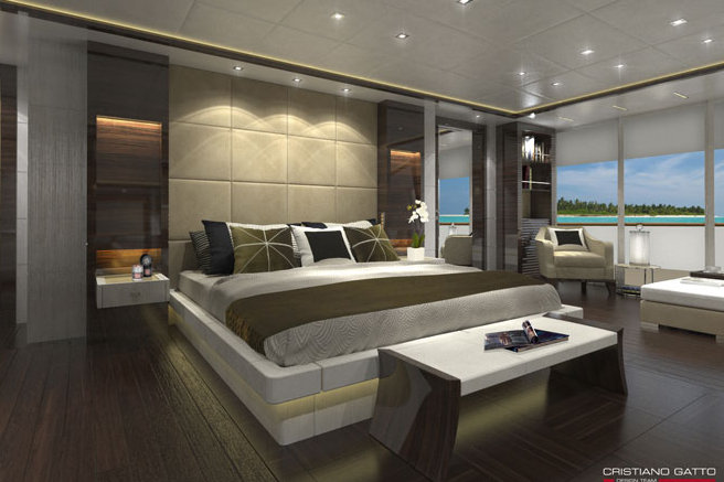 50m motor yacht Azul by Italyachts - Cabin