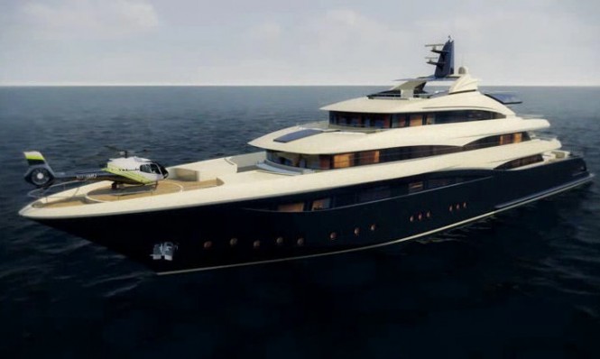 74m megayacht CRN 131 by CRN Yachts and Studio Zuccon