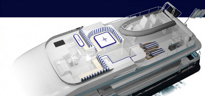 Dauntless yacht D85 - Flybridge