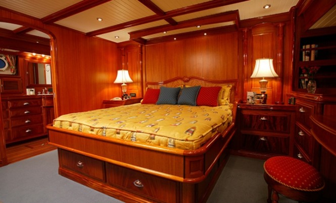 Elegant cabins aboard Excellence yacht