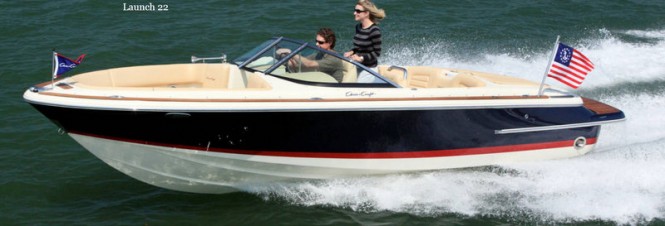 Launch 22 yacht tender - running