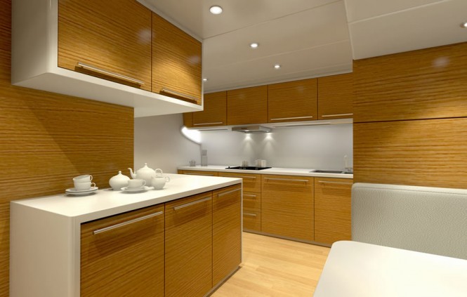 Luxury yacht Bronko I - Galley