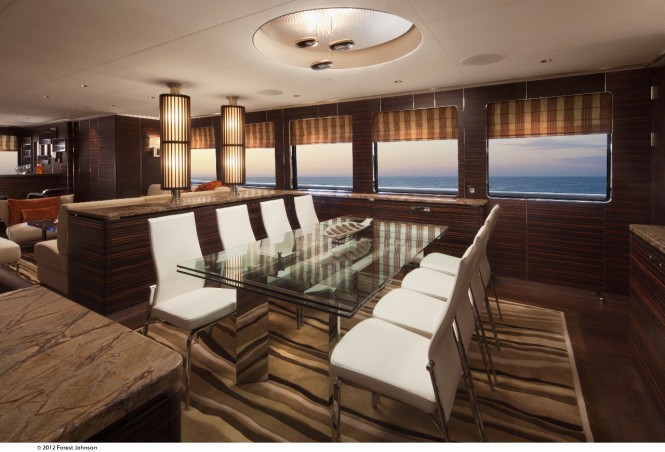 Motor yacht Mazu - Salon Dining
