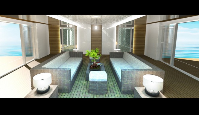 Reach superyacht concept - Saloon