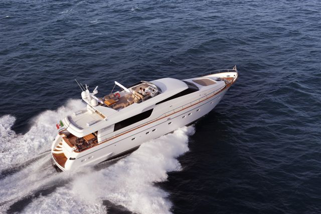 Sanlorenzo luxury yacht SL82 - view from above