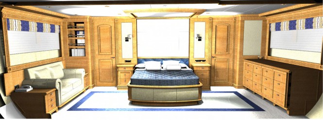 Superyacht D85 - Master Stateroom