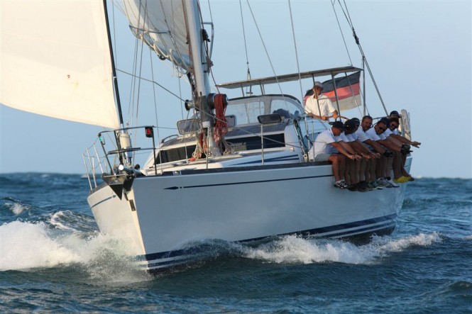 Swan 62 yacht Albatros in action on previous ARC race - Photo credit: Manfred Kerstan