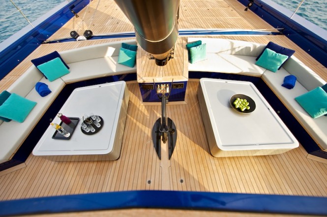 Wally50m Better Place - forward cockpit - Photo Toni Meneguzzo