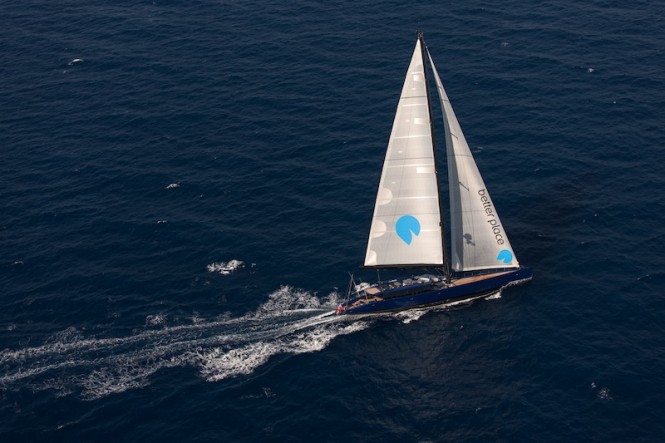 Wally50m luxury yacht Better Place - Photo by Gilles Martin-Raget