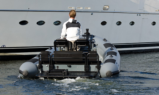 19ft Rupert custom yacht tender developed for the Wally Ace superyacht Kanga