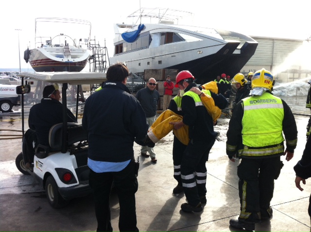 Annual fire drill at STP Shipyard