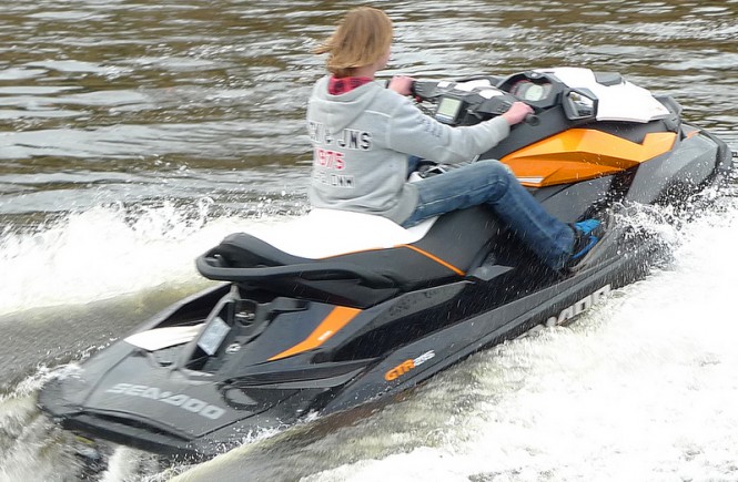 Electric waverunner - aft view