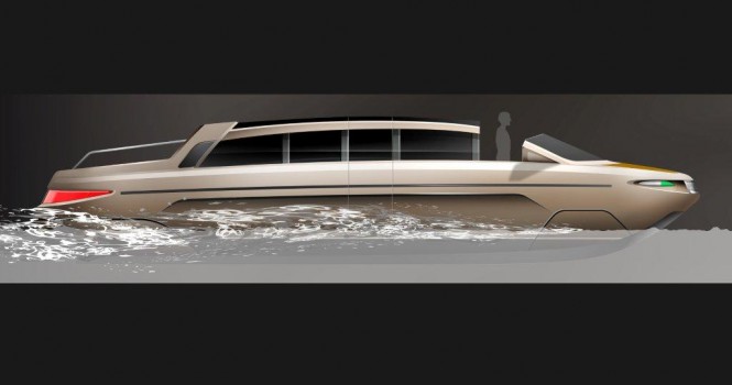 Limousine Tender 33' yacht tender