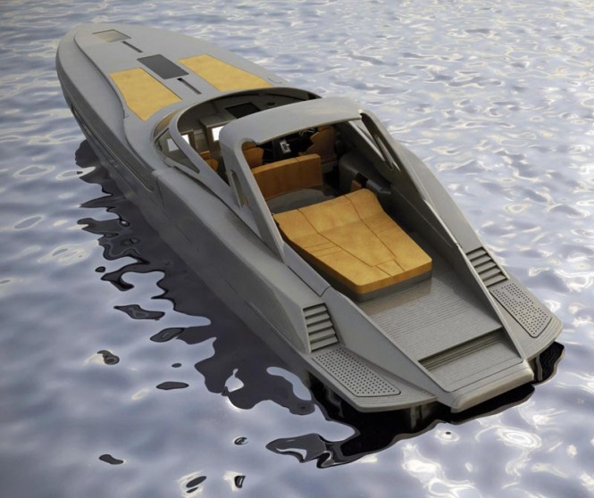 Metamarine's new TNT 51 Magnum yacht tender - rear view